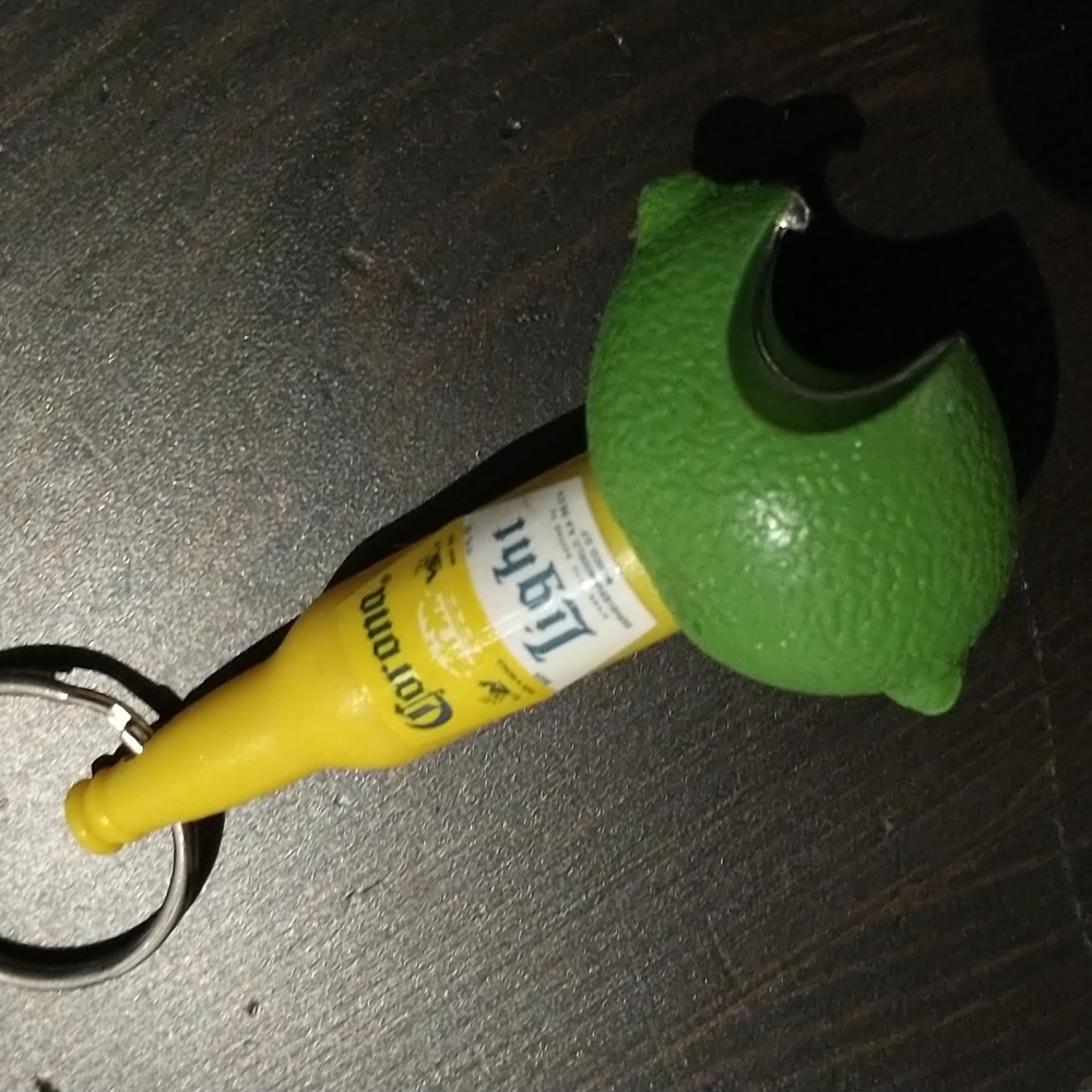 Corona Light key chain